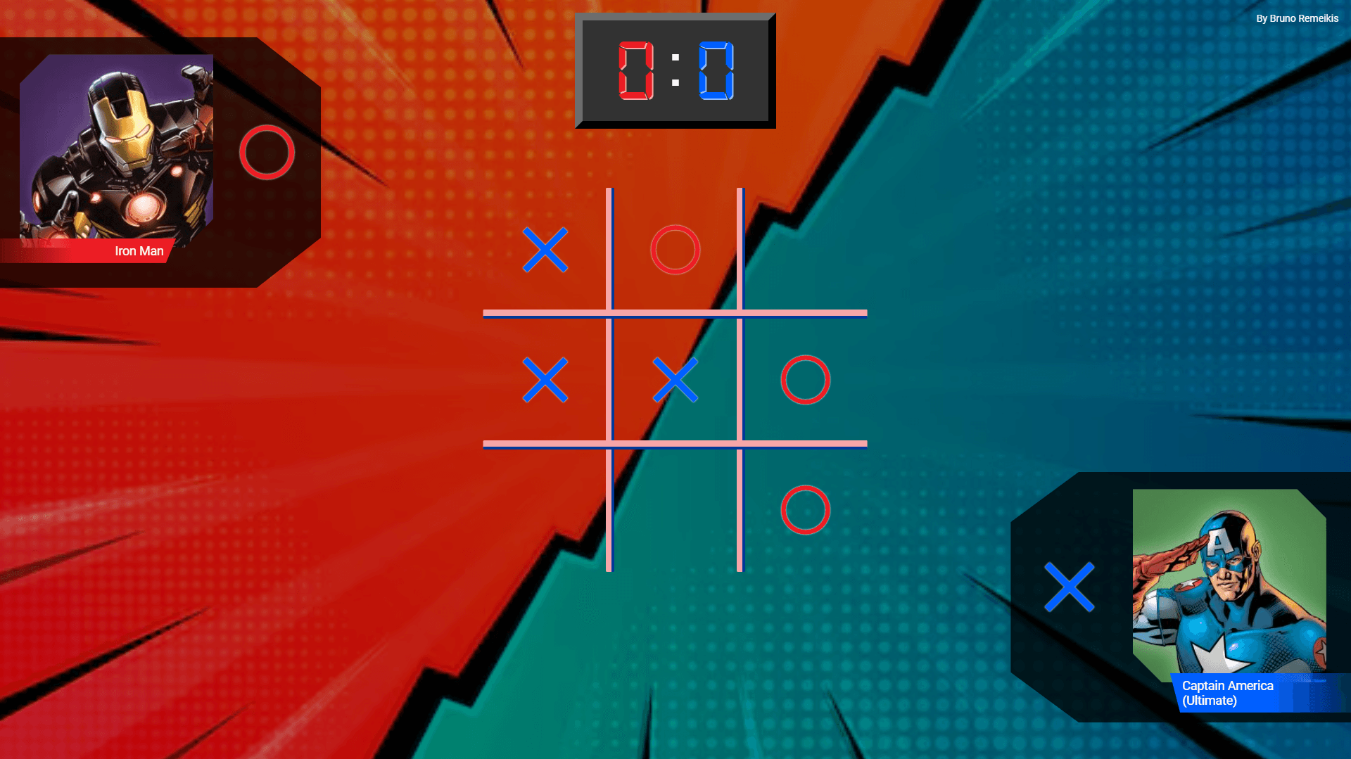 Marvel tic-tac-toe image